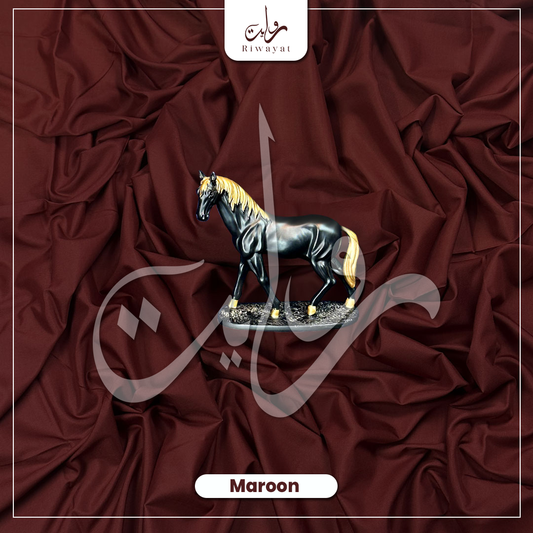 Italian Wash & Wear - Maroon 004