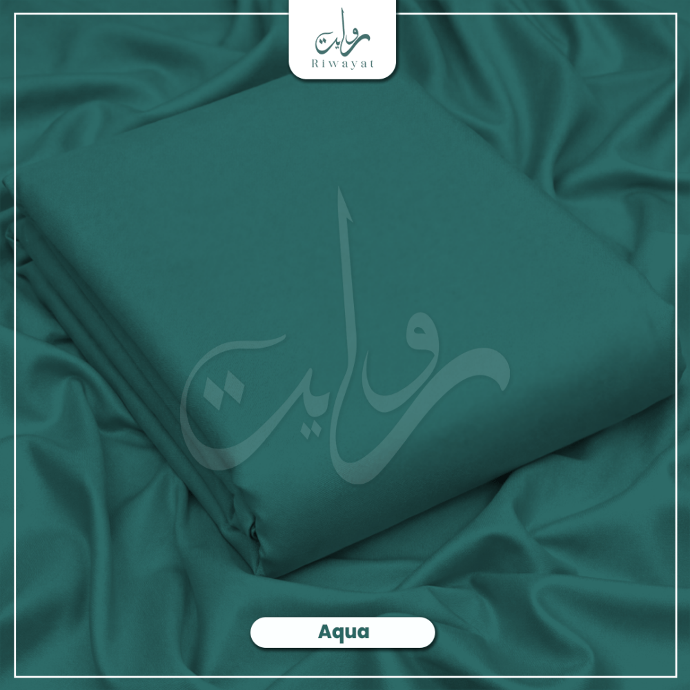 Italian Wash & Wear - Aqua 012 - Riwayat Fabrics