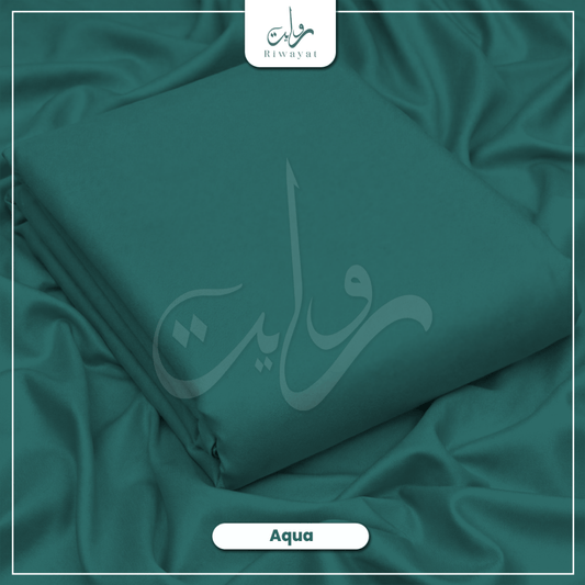 Italian Wash & Wear - Aqua 012 - Riwayat Fabrics