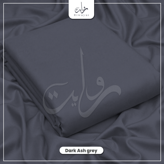 Italian Wash & Wear - Dark Ash Grey 019 - Riwayat Fabrics