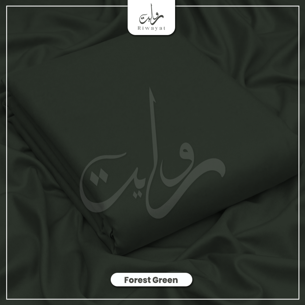 Italian Wash & Wear - Forest Green 002 - Riwayat Fabrics