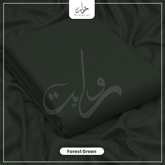 Italian Wash & Wear - Forest Green 002 - Riwayat Fabrics