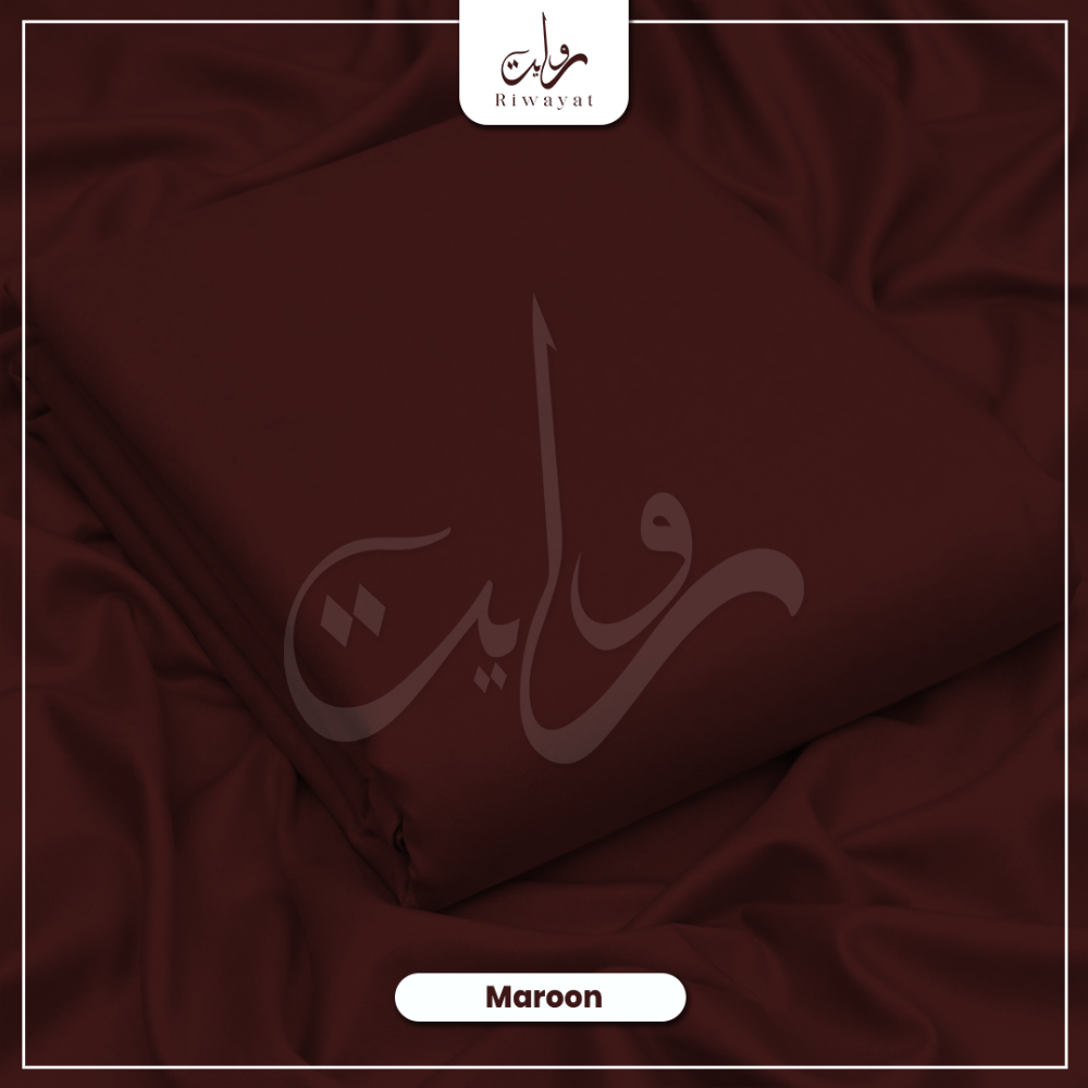 Italian Wash & Wear - Maroon 004 - Riwayat Fabrics