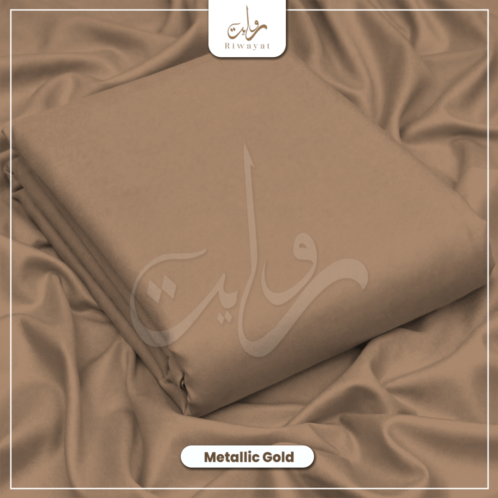 Italian Wash & Wear - Metallic Gold 009 - Riwayat Fabrics