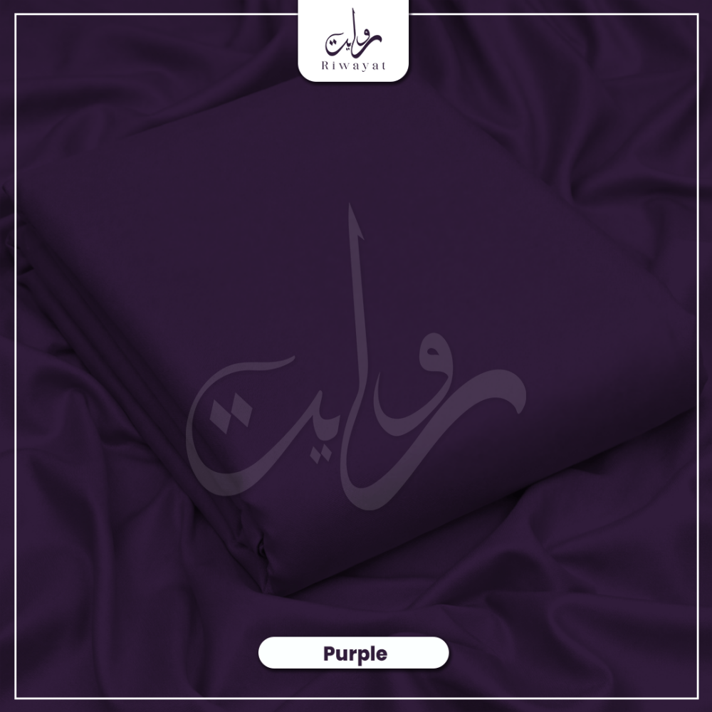 Italian Wash & Wear - Purple 006 - Riwayat Fabrics