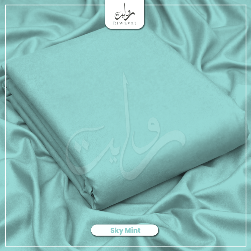 Italian Wash & Wear - Sky Mint 014 - Riwayat Fabrics