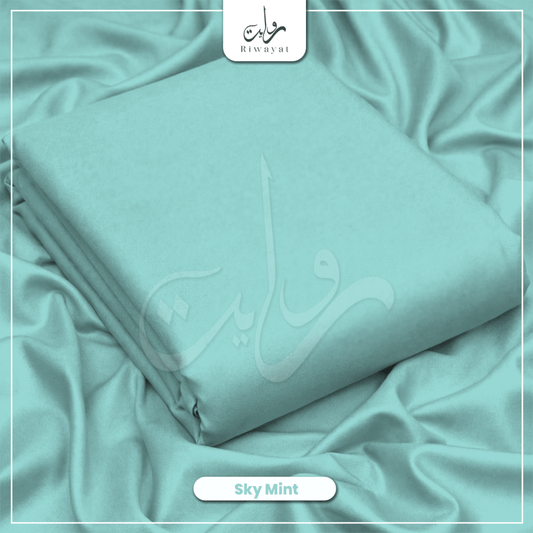 Italian Wash & Wear - Sky Mint 014 - Riwayat Fabrics