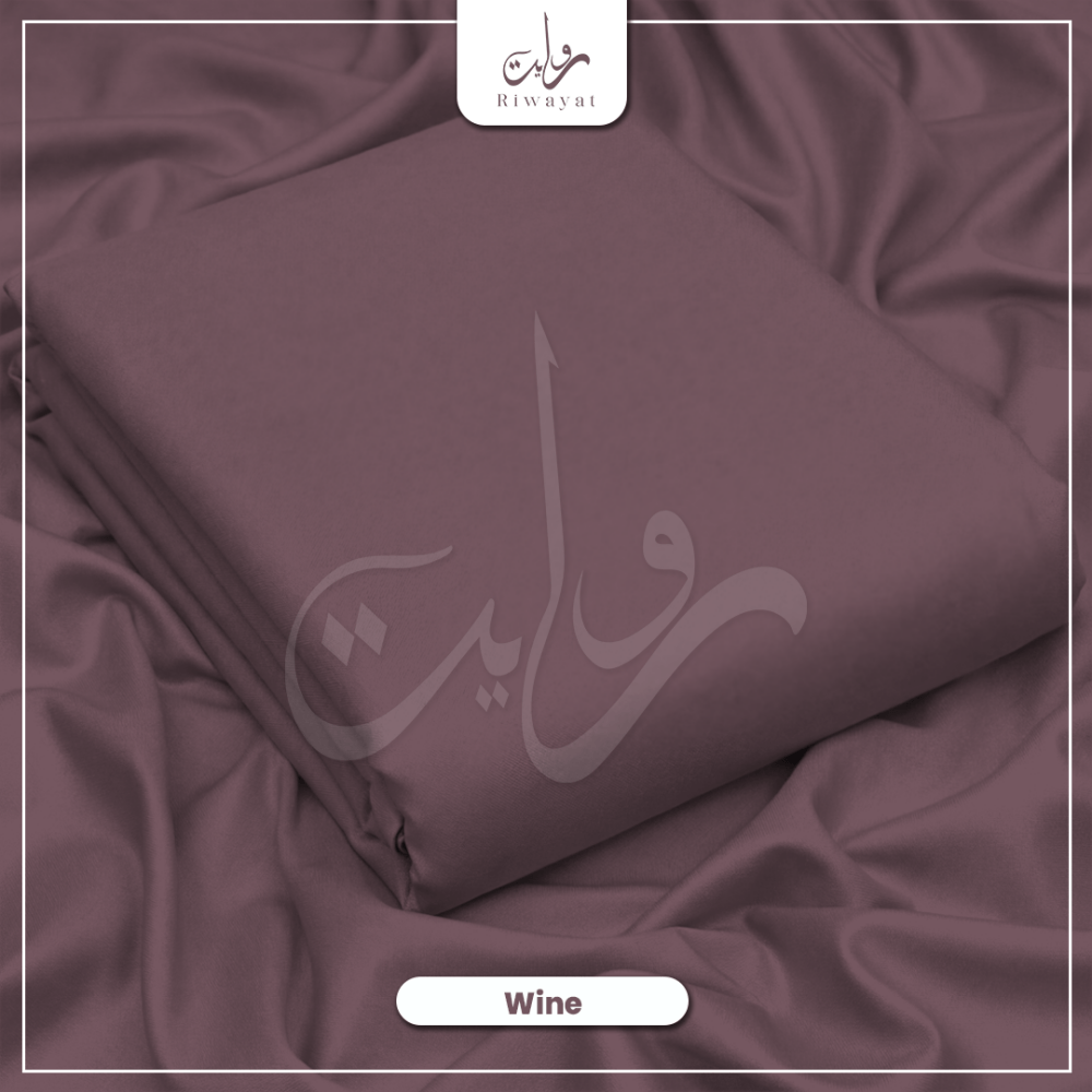 Italian Wash & Wear - Wine 001 - Riwayat Fabrics