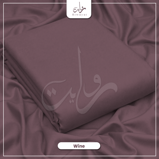 Italian Wash & Wear - Wine 001 - Riwayat Fabrics